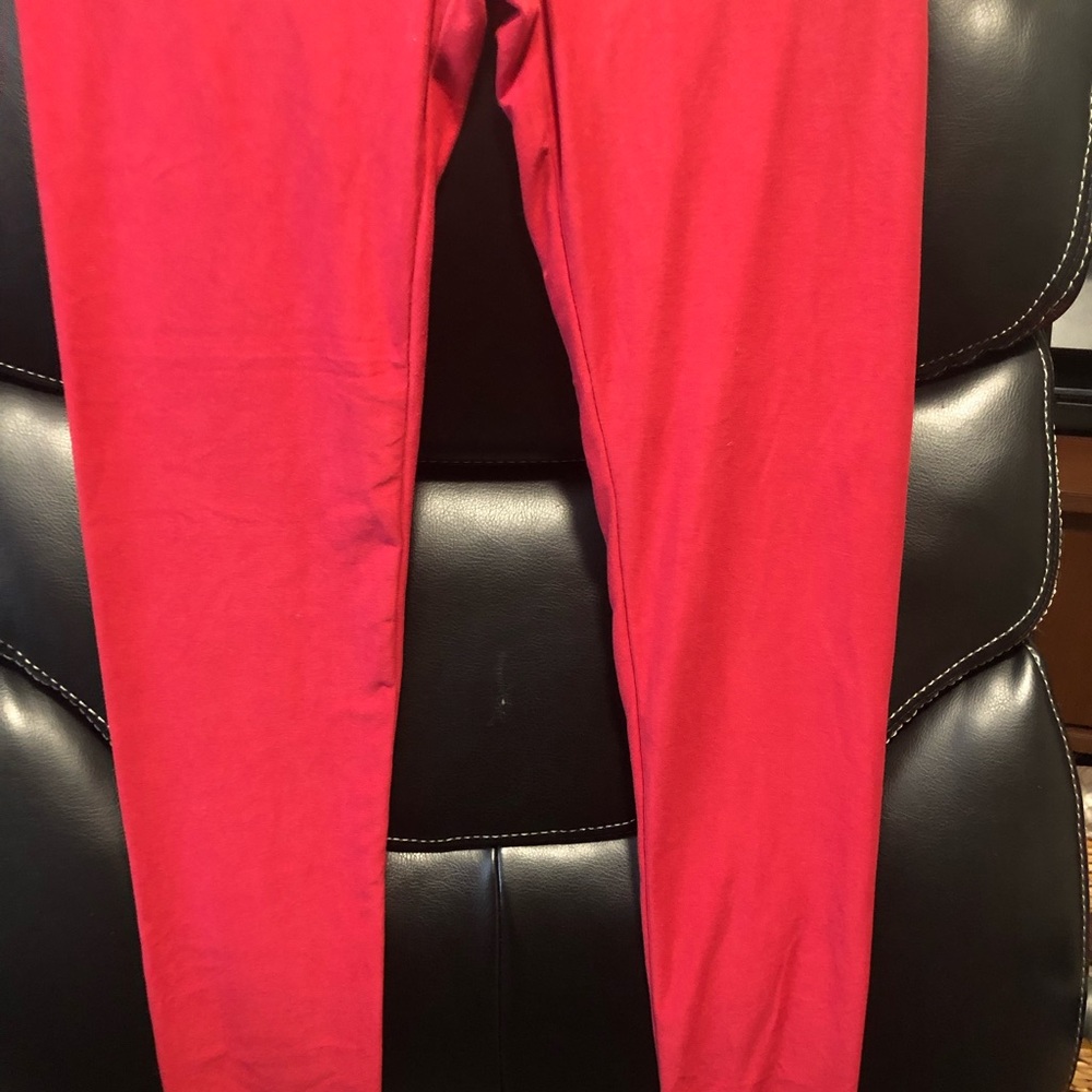 Lularoe Leggings OS Red